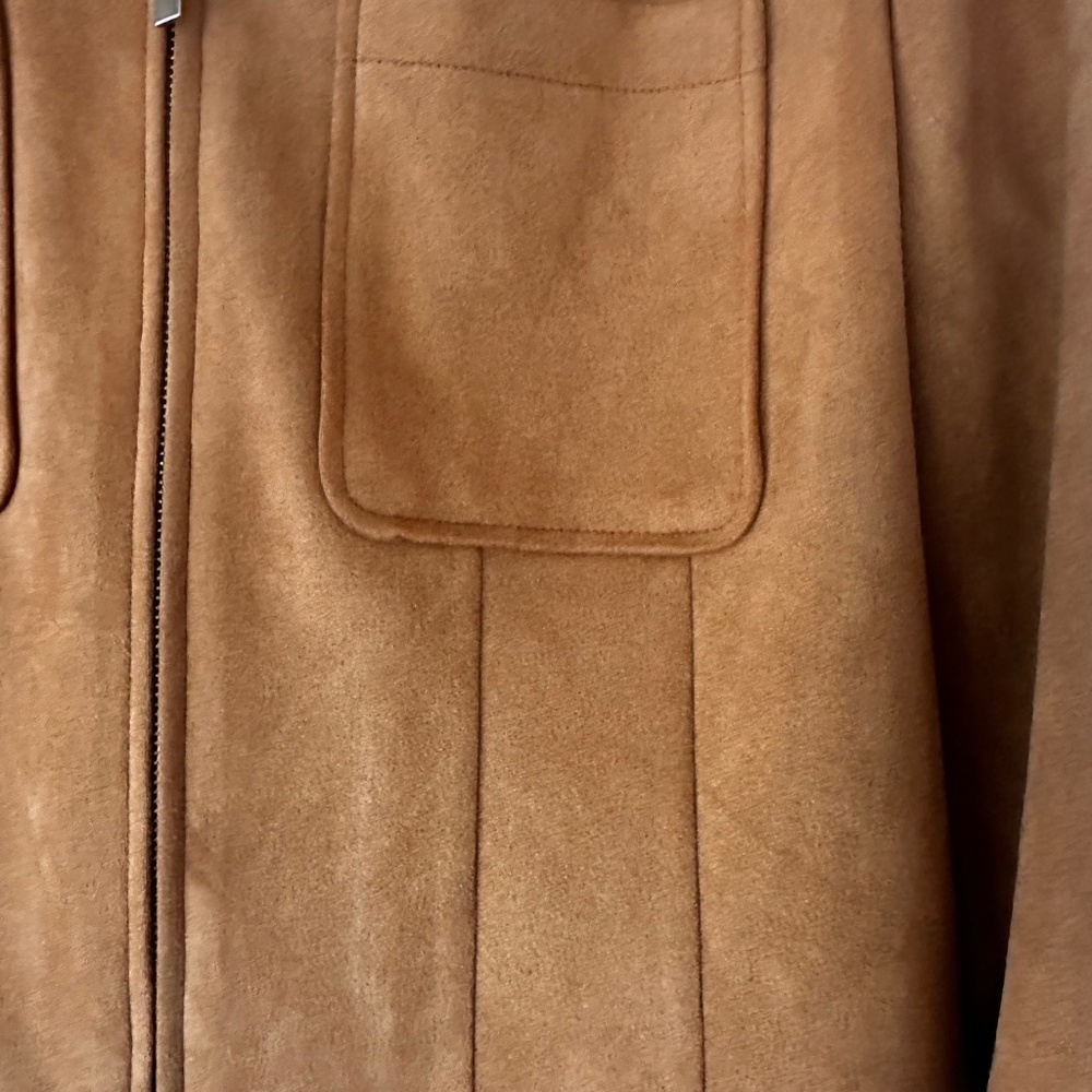 Stunning Bagatelle faux suede jacket in a Carmel Brown. - Picture 6 of 7